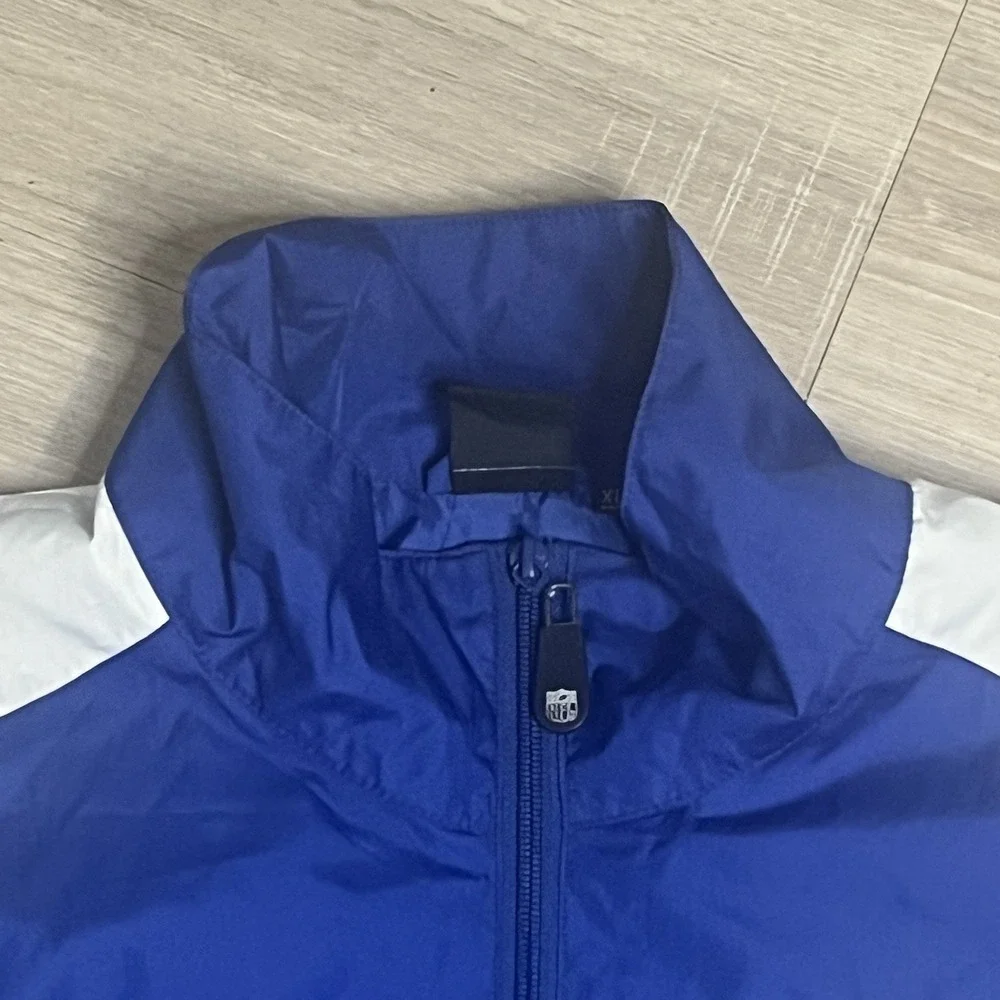 New‎ York Giants Football Reebok SI NFL Team Apparel Jacket X-Large Windbreaker - Picture 6 of 10